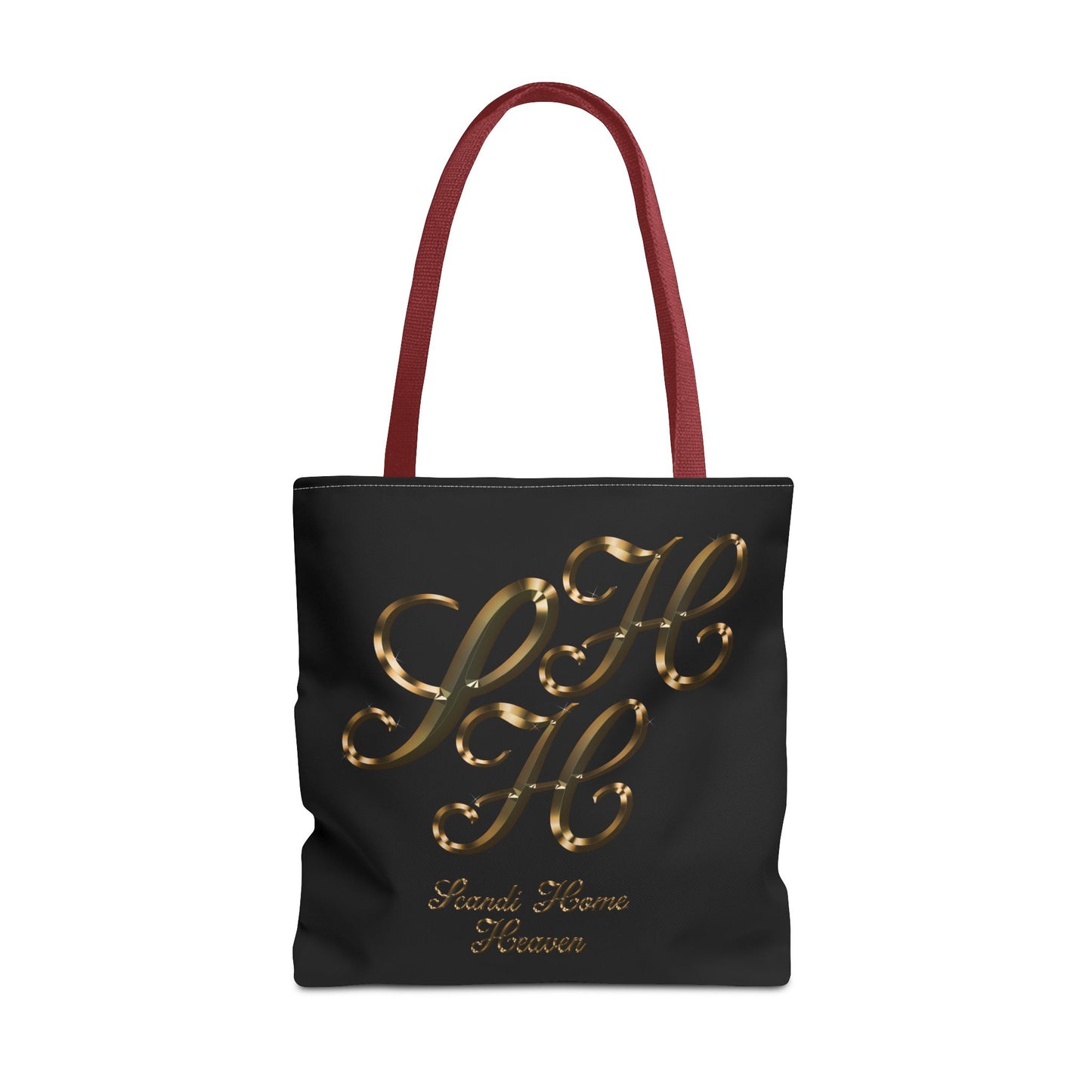Tote Bag - Golden colored Scandi Home Heaven Designer Logo