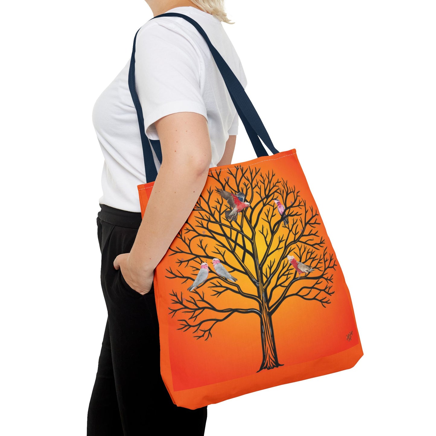 Tote Bag - Australian Pink and Gray Cockatoo (Galah) Digital Art Print