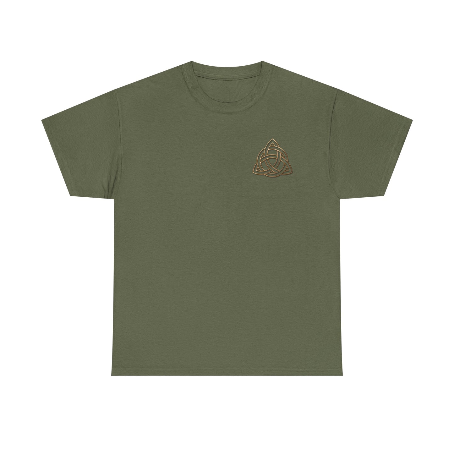 Triquetra, Celtic Trinity Knot Unisex Heavy Cotton Tee - Soft & Durable T-Shirt for Everyday Wear