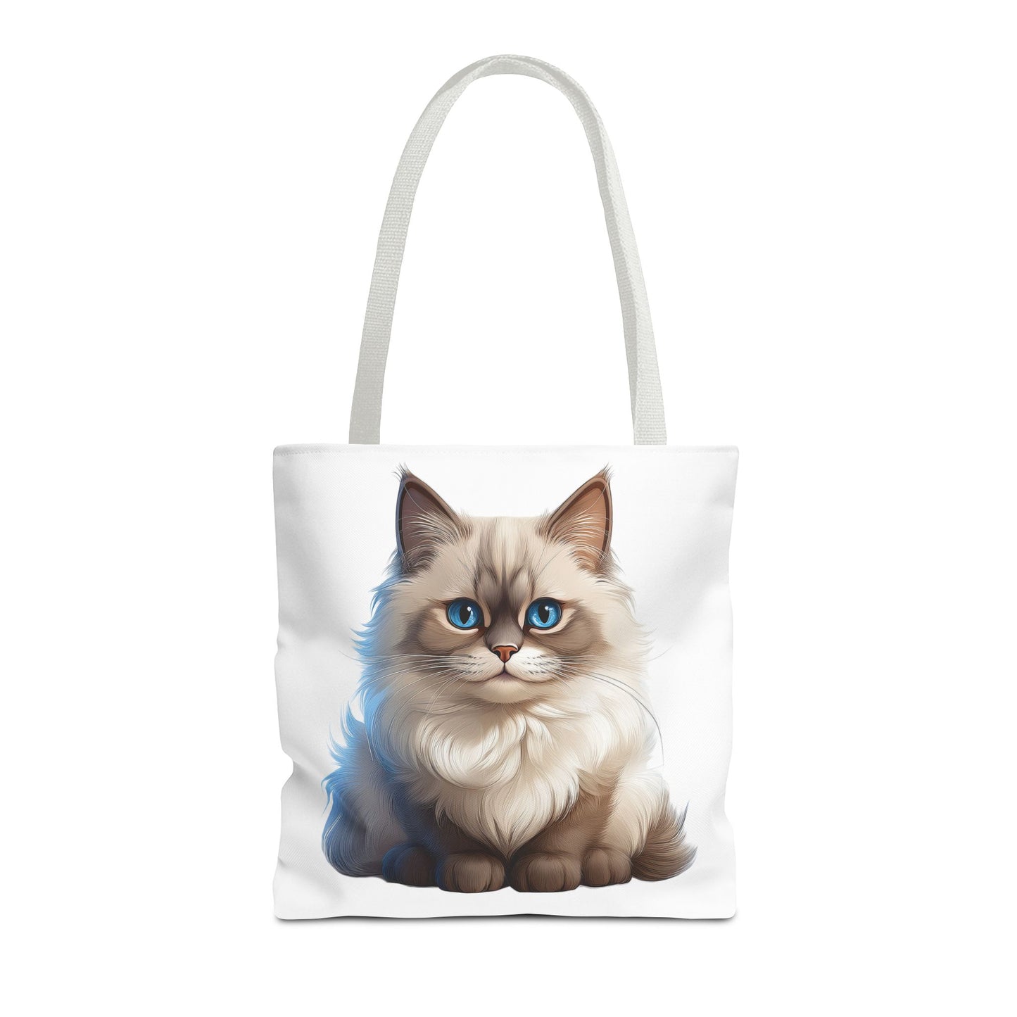 Ragdoll Cuteness Cat Illustration Tote Bag - Perfect for Pet Lovers