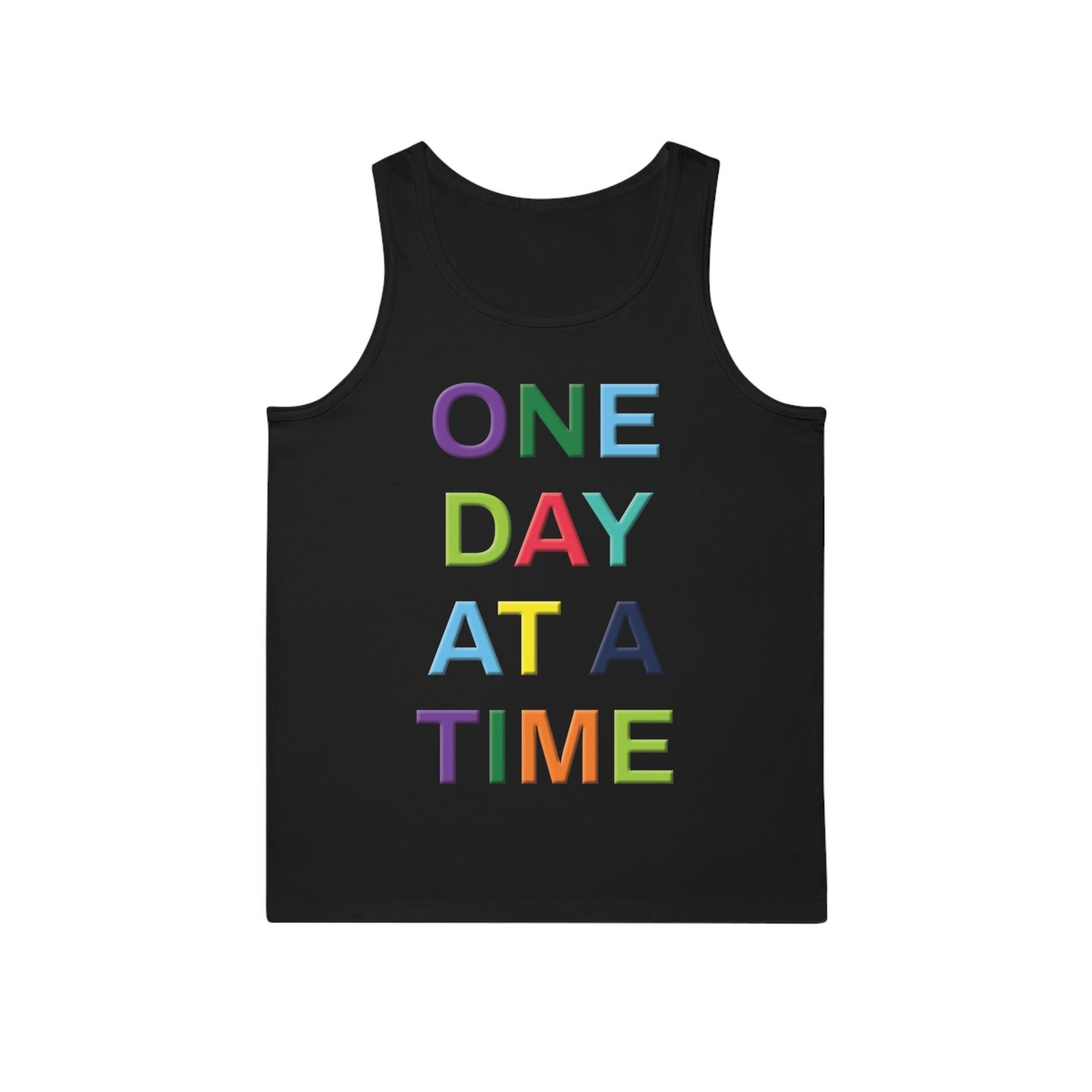 Inspirational Unisex Softstyle Tank Top | Motivational Apparel for Self-Care, Casual Wear, Gifts, Fitness, Everyday Style