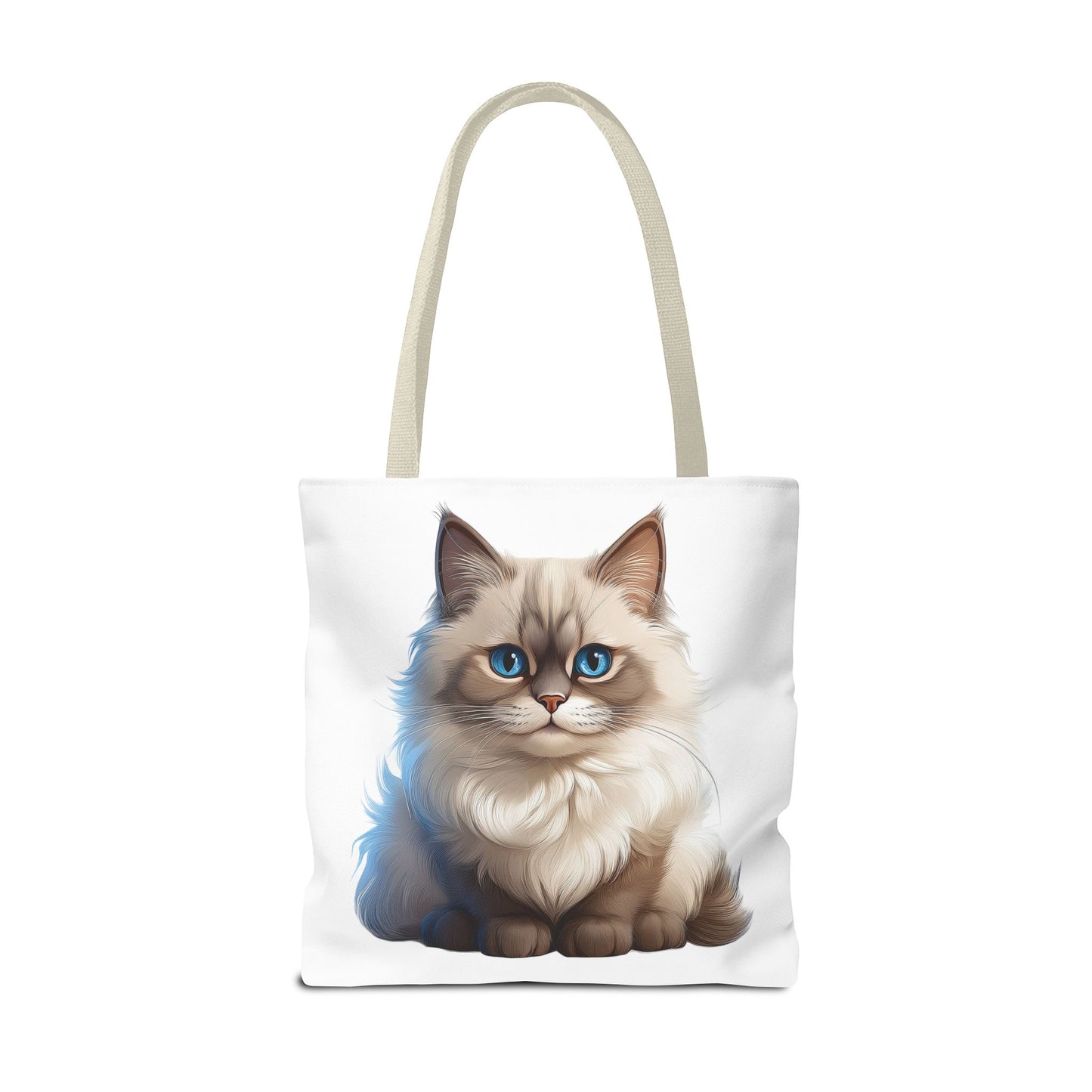Ragdoll Cuteness Cat Illustration Tote Bag - Perfect for Pet Lovers