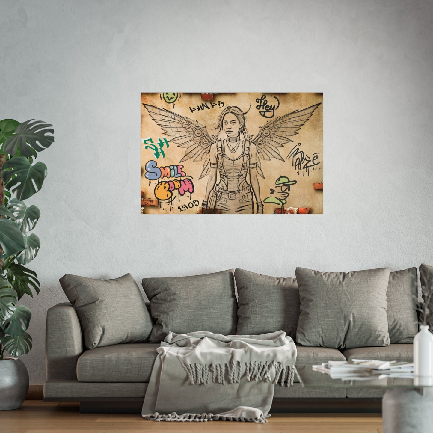Urban Art Print, Inspirational Wall Decor, Graffiti Poster, Home Decor, Unique Gift for Art Lovers