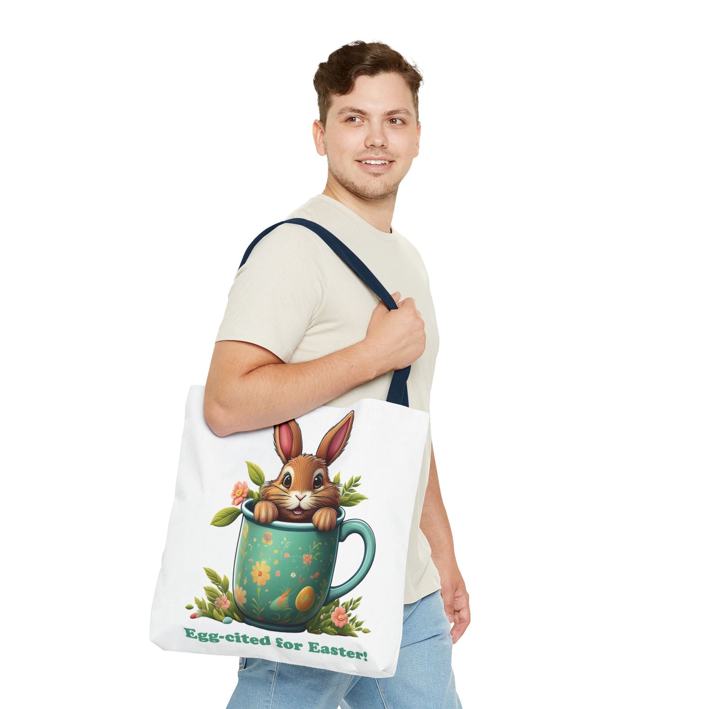 Easter Tote Bag - Egg-cited for Easter!