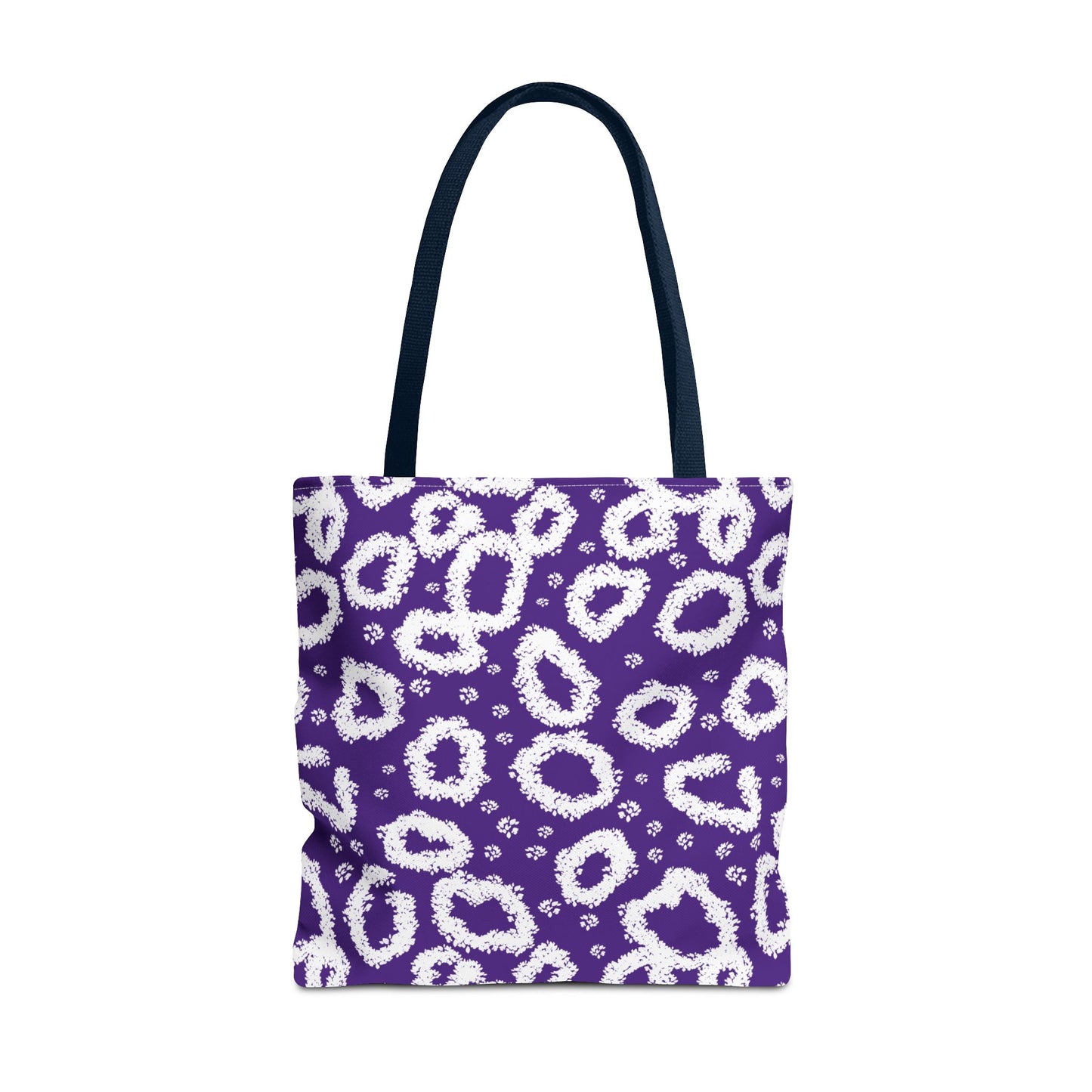 Purple Leopard Print Tote Bag - Stylish & Versatile for Everyday Use