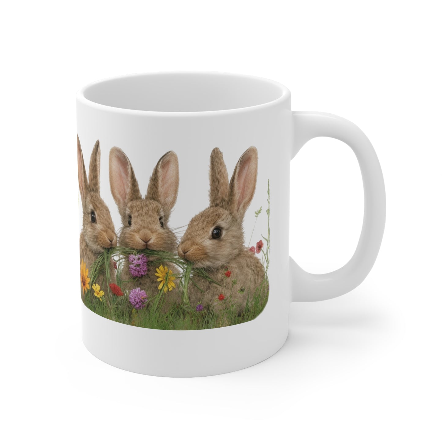 Mug - Happy Bunny Easter Ceramic Coffee Cup 11oz/15oz