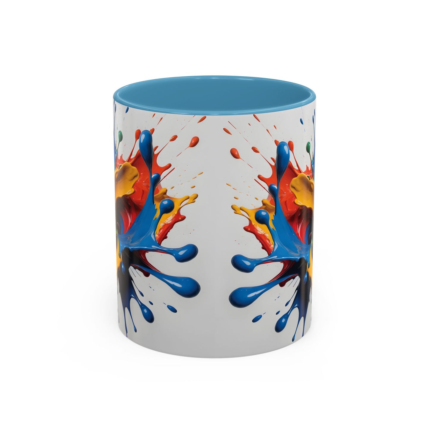 Coffee Mug: Splash of Joy Color Explosion Abstract Art Design