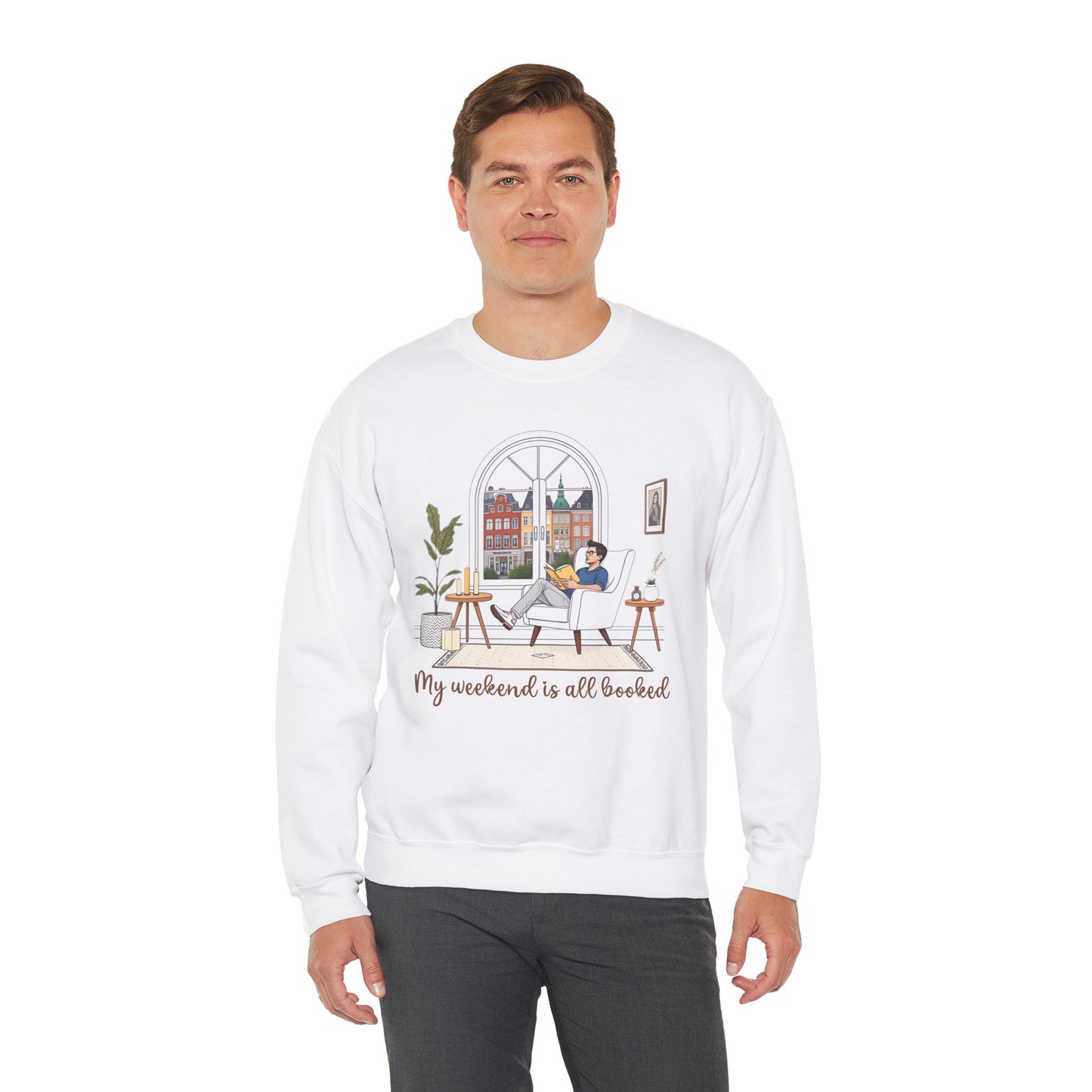 Bookworm Sweatshirt - My Weekend Is All Booked