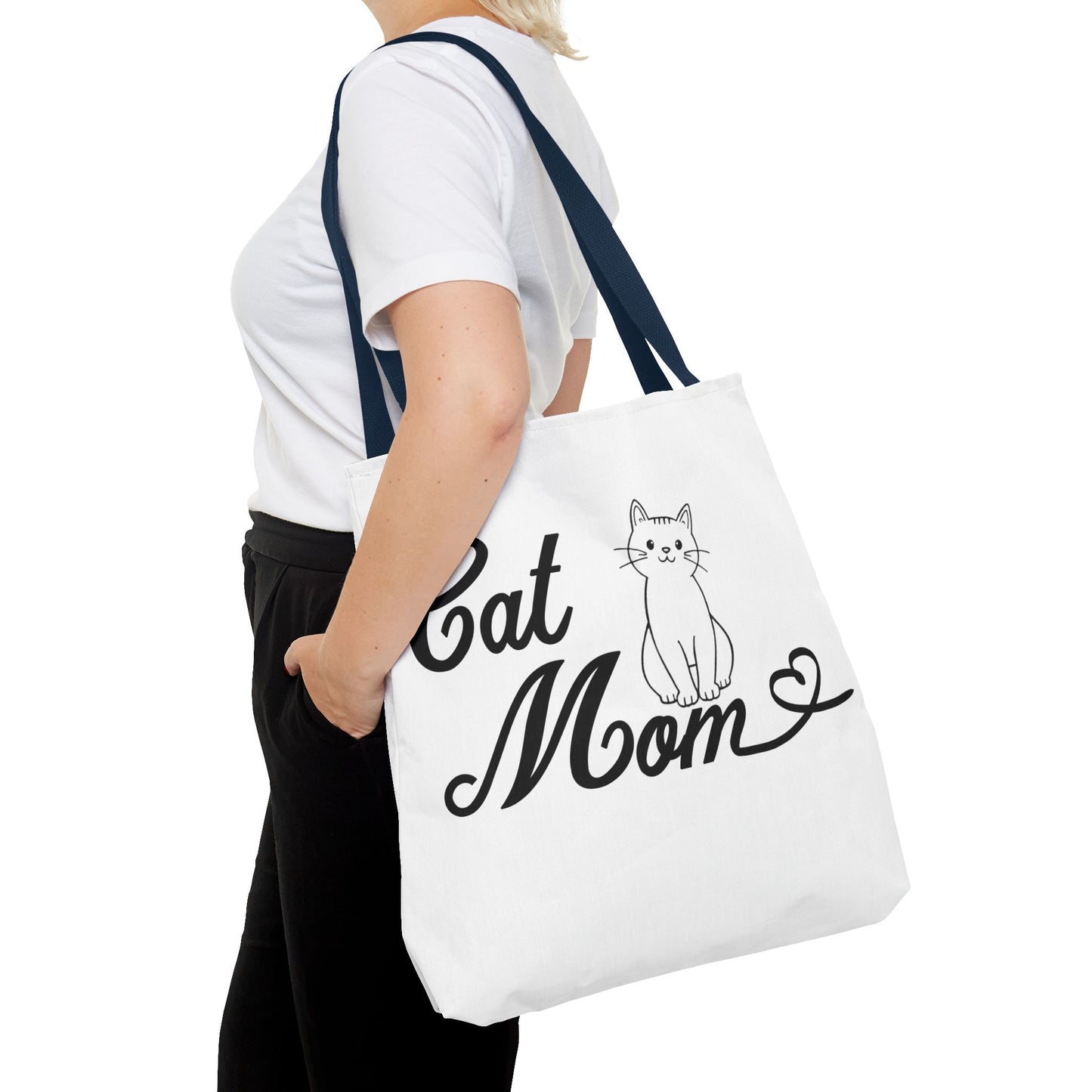 Cat Mom Tote Bag - Perfect Gift for Cat Lovers