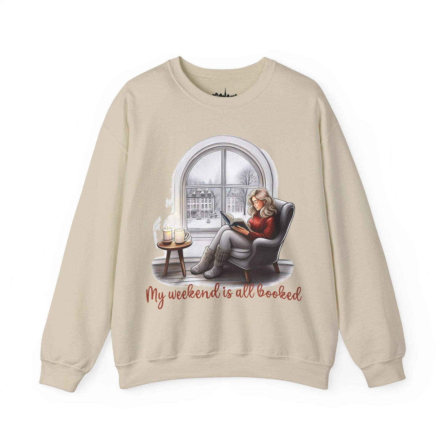 Bookworm Sweatshirt - My Weekend Is All Booked