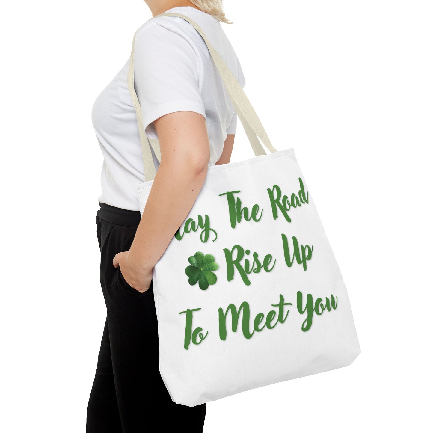 St. Patrick's Day Tote Bag - May the Road Rise Up to Meet You 2