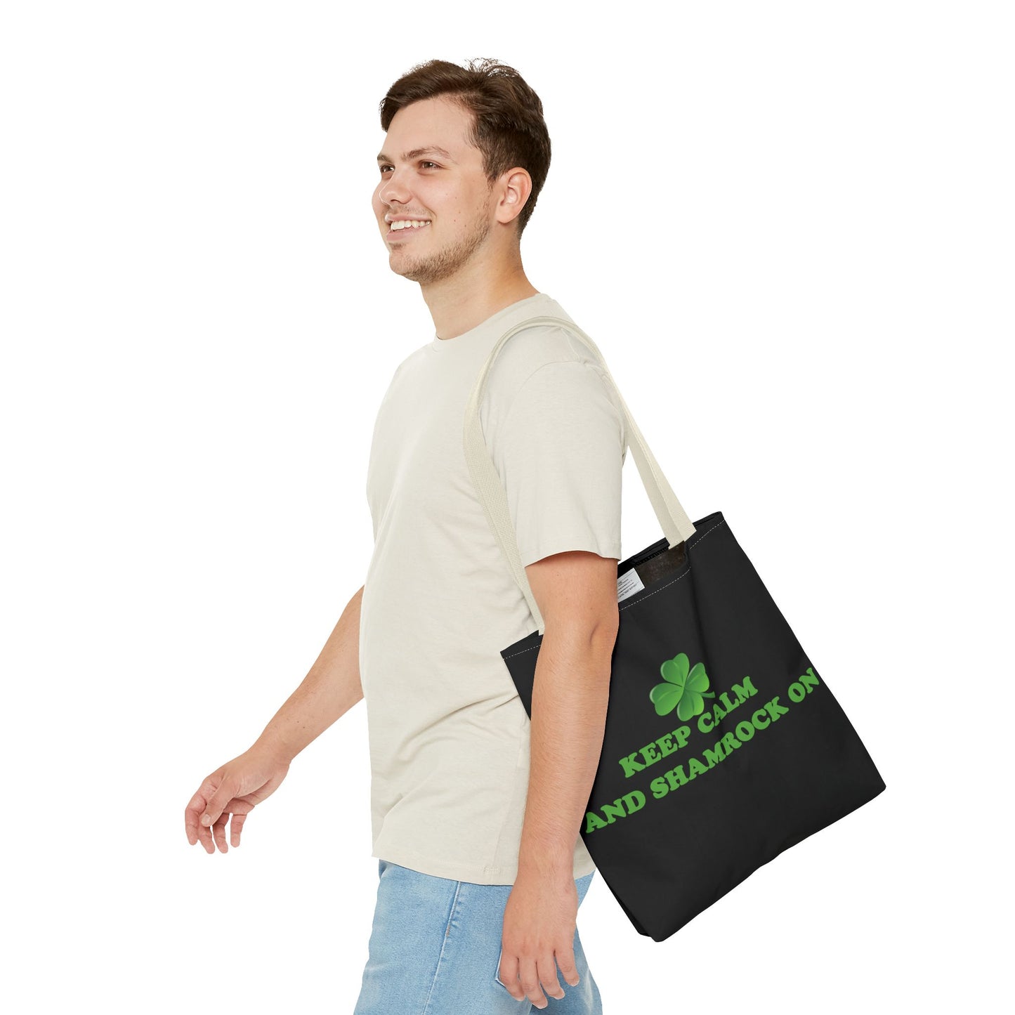 St. Patrick's Day Tote Bag - Keep Calm and Shamrock On