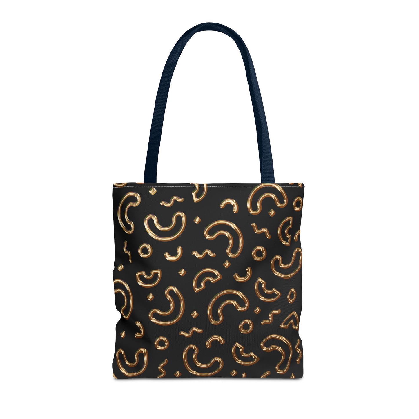 Gold Abstract Pattern Tote Bag - Stylish & Functional Everyday Accessory