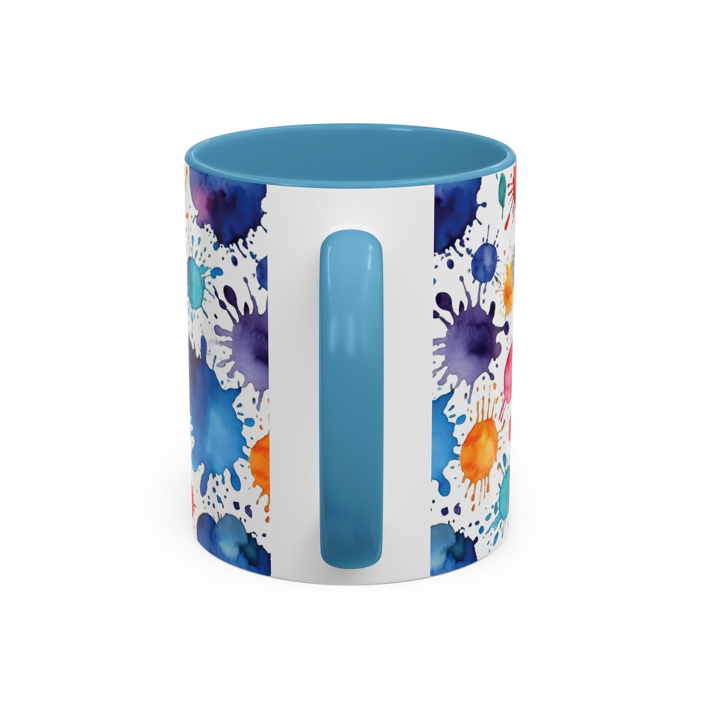 Coffee Mug: Splash Color Explosion Abstract Art Design