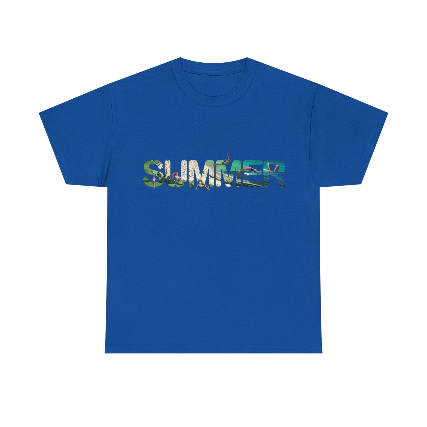 Summer Vibes Unisex Heavy Cotton Tee - Relaxed Fit, Perfect for Warm Days