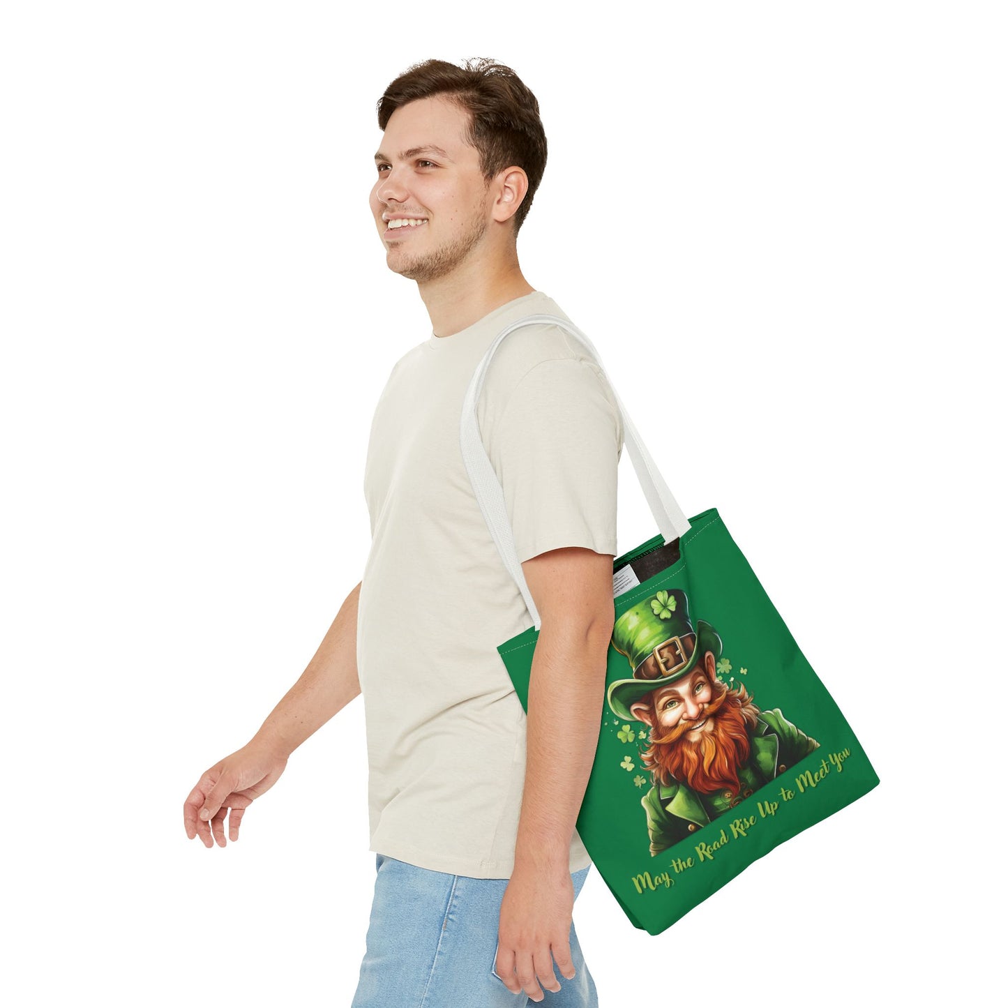 St. Patrick's Day Tote Bag - May the Road Rise Up to Meet You