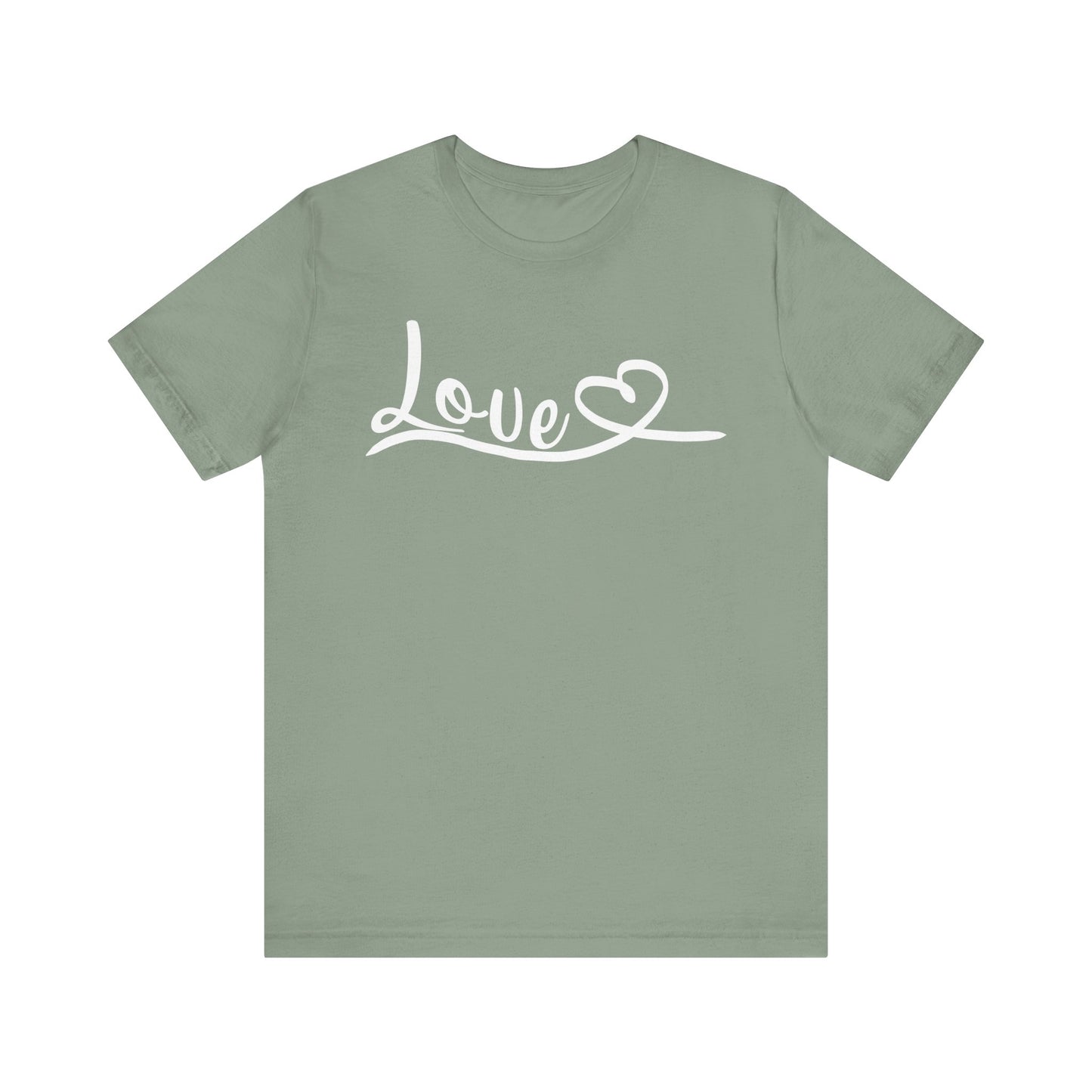 "Love in Every Thread" Unisex Jersey Short Sleeve Tee - Versatile Everyday Wear