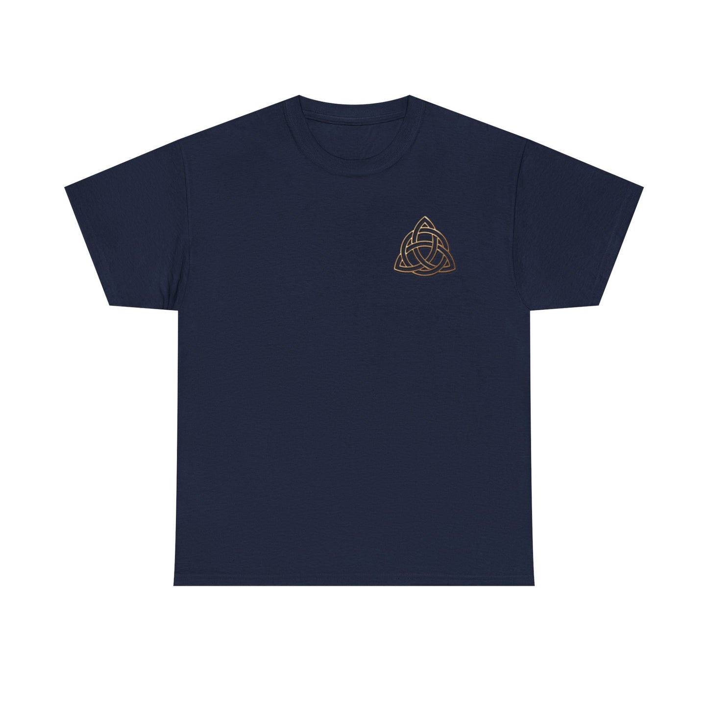 Triquetra, Celtic Trinity Knot Unisex Heavy Cotton Tee - Soft & Durable T-Shirt for Everyday Wear