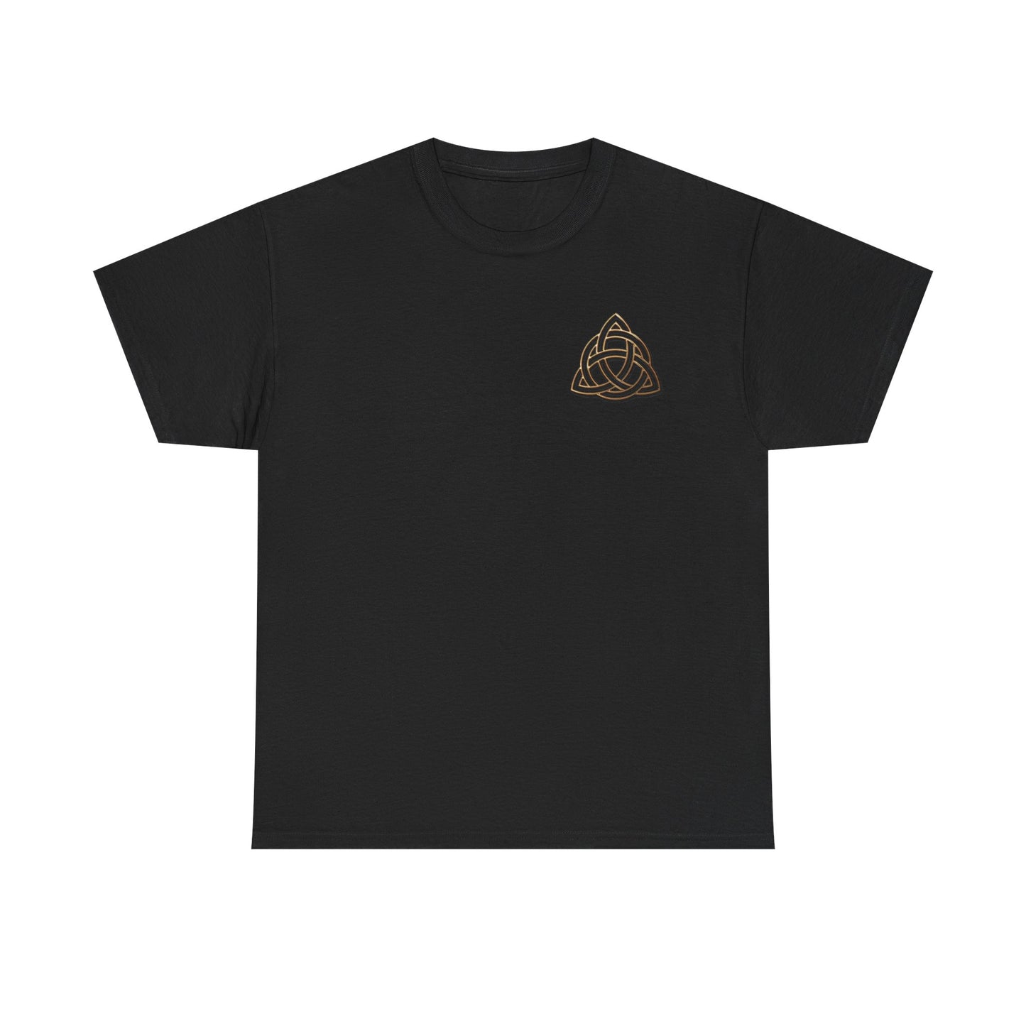 Triquetra, Celtic Trinity Knot Unisex Heavy Cotton Tee - Soft & Durable T-Shirt for Everyday Wear