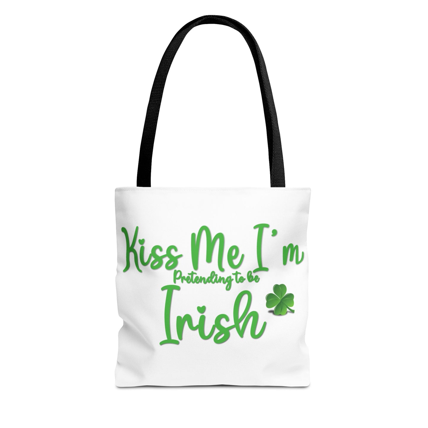 St. Patrick's Day Tote Bag - Kiss Me, I'm Pretending to Be Irish 2