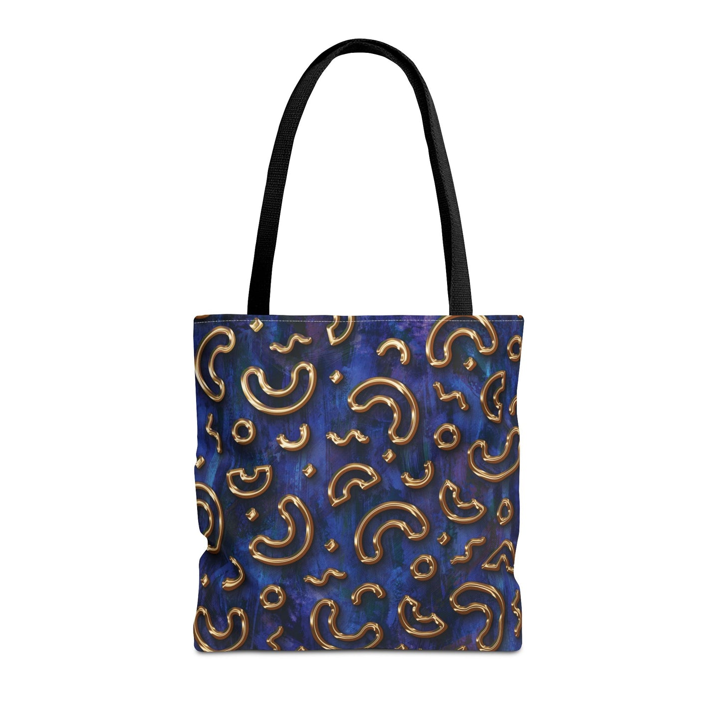Stylish Patterned Tote Bag - Fun Macaroni Design for Everyday Use