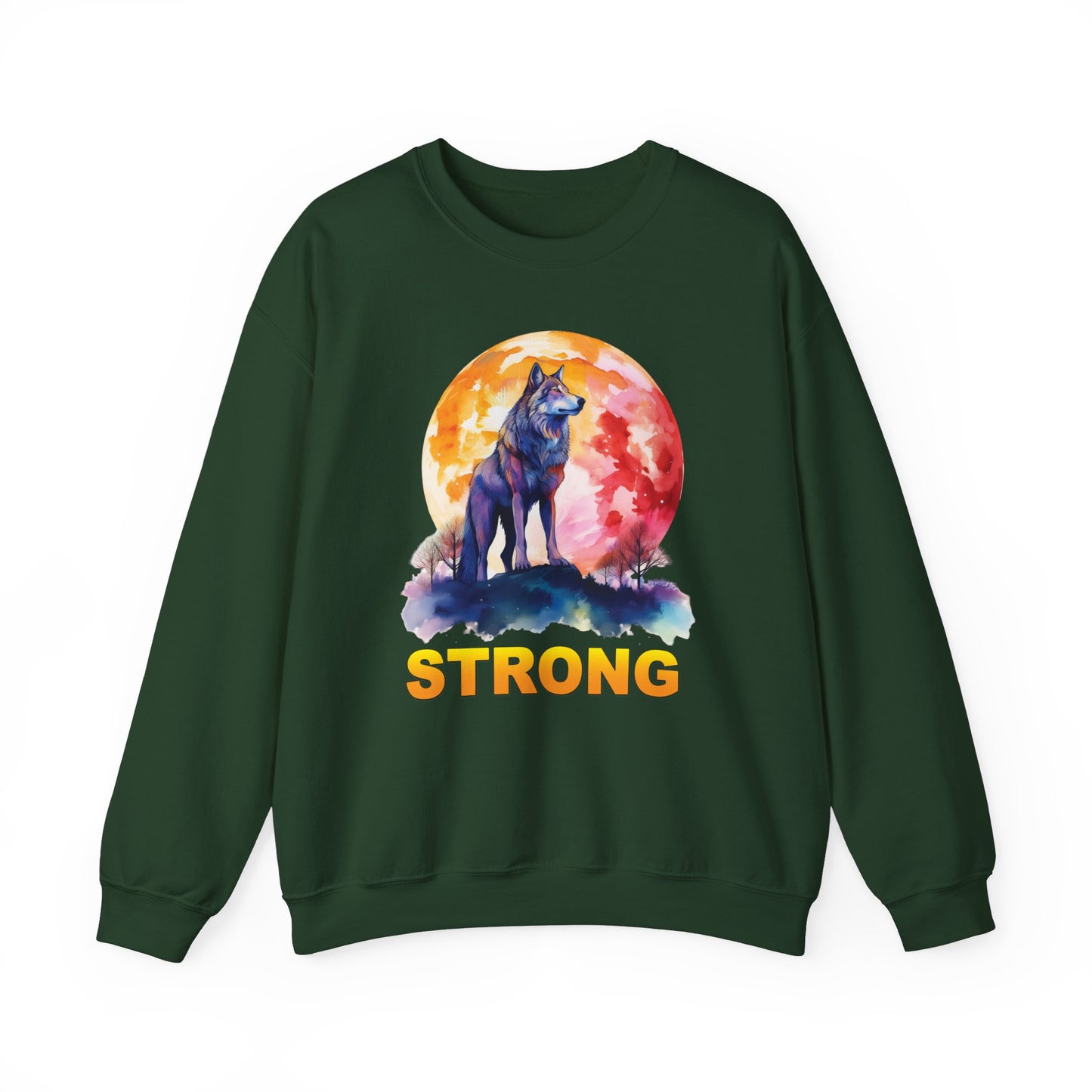 Lone Wolf Sweatshirt - STRONG Design