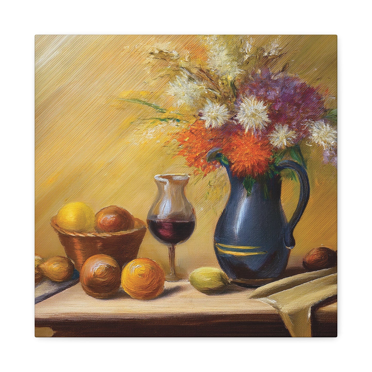 Canvas Print - Vibrant Still Life Symphony