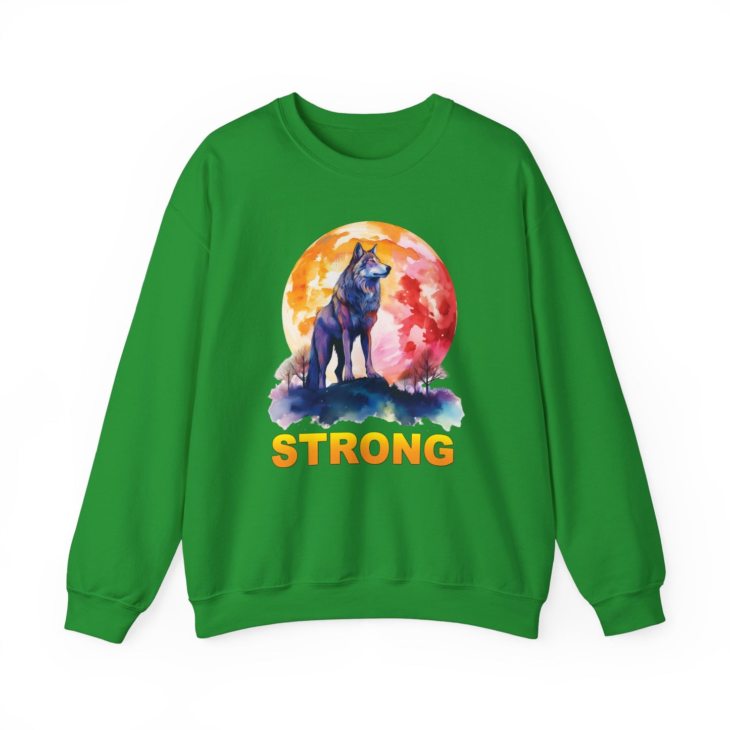 Lone Wolf Sweatshirt - STRONG Design
