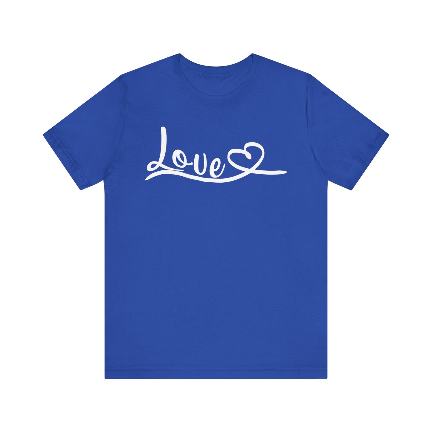 "Love in Every Thread" Unisex Jersey Short Sleeve Tee - Versatile Everyday Wear