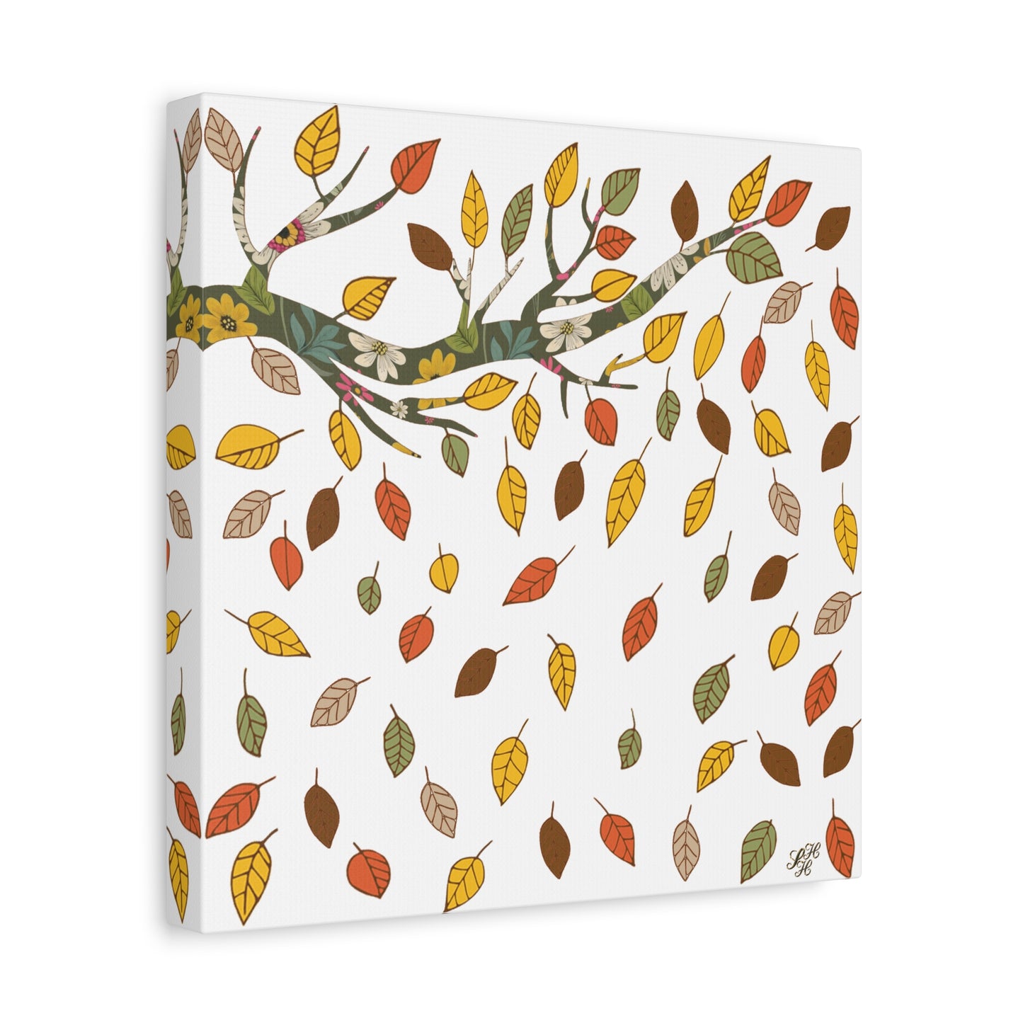 Autumn Leaves Canvas Art