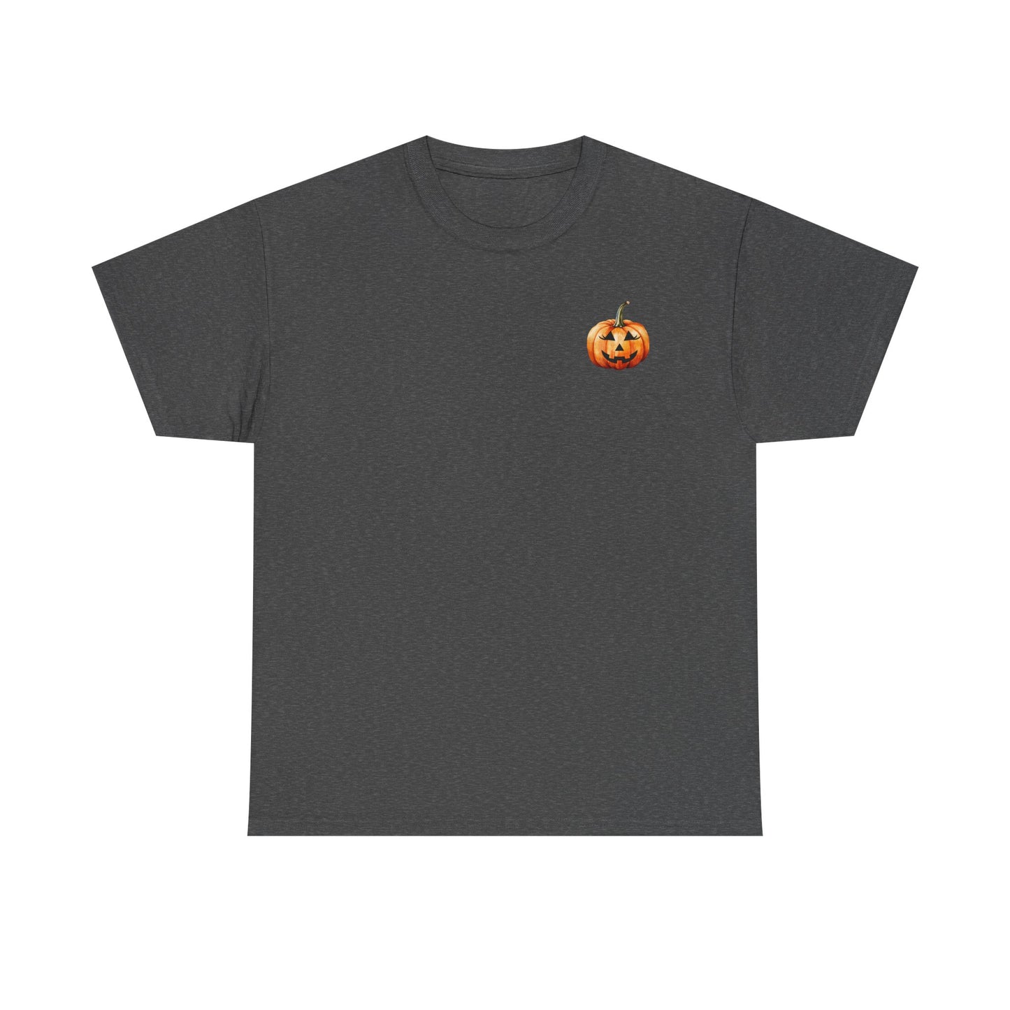 ๐ Embrace Autumn Magic - Pumpkin Bliss Collection for Cozy Season Vibes โจ - Harvest Vibes Pumpkin Cotton Tee | Fall Shirt, Halloween Apparel, Autumn Fashion, Unisex Graphic Tee, Gift for Pumpkin Lovers