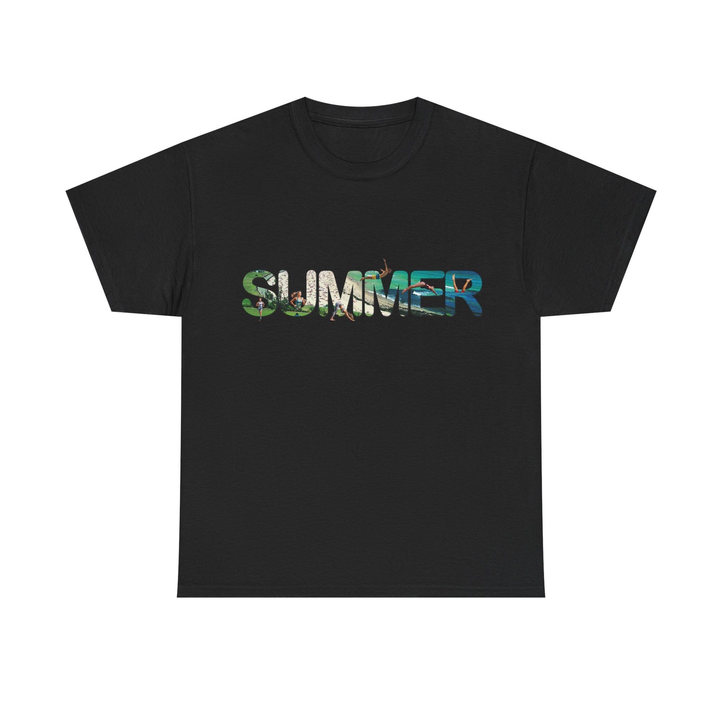 Summer Vibes Unisex Heavy Cotton Tee - Relaxed Fit, Perfect for Warm Days