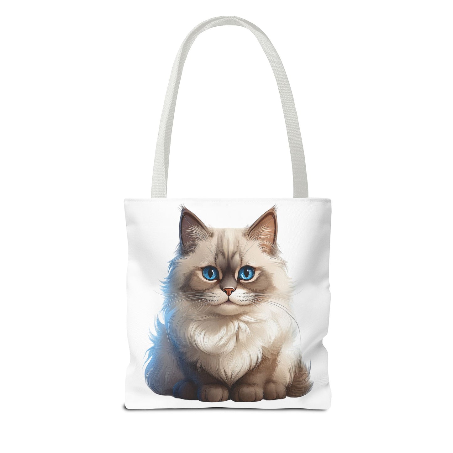 Ragdoll Cuteness Cat Illustration Tote Bag - Perfect for Pet Lovers