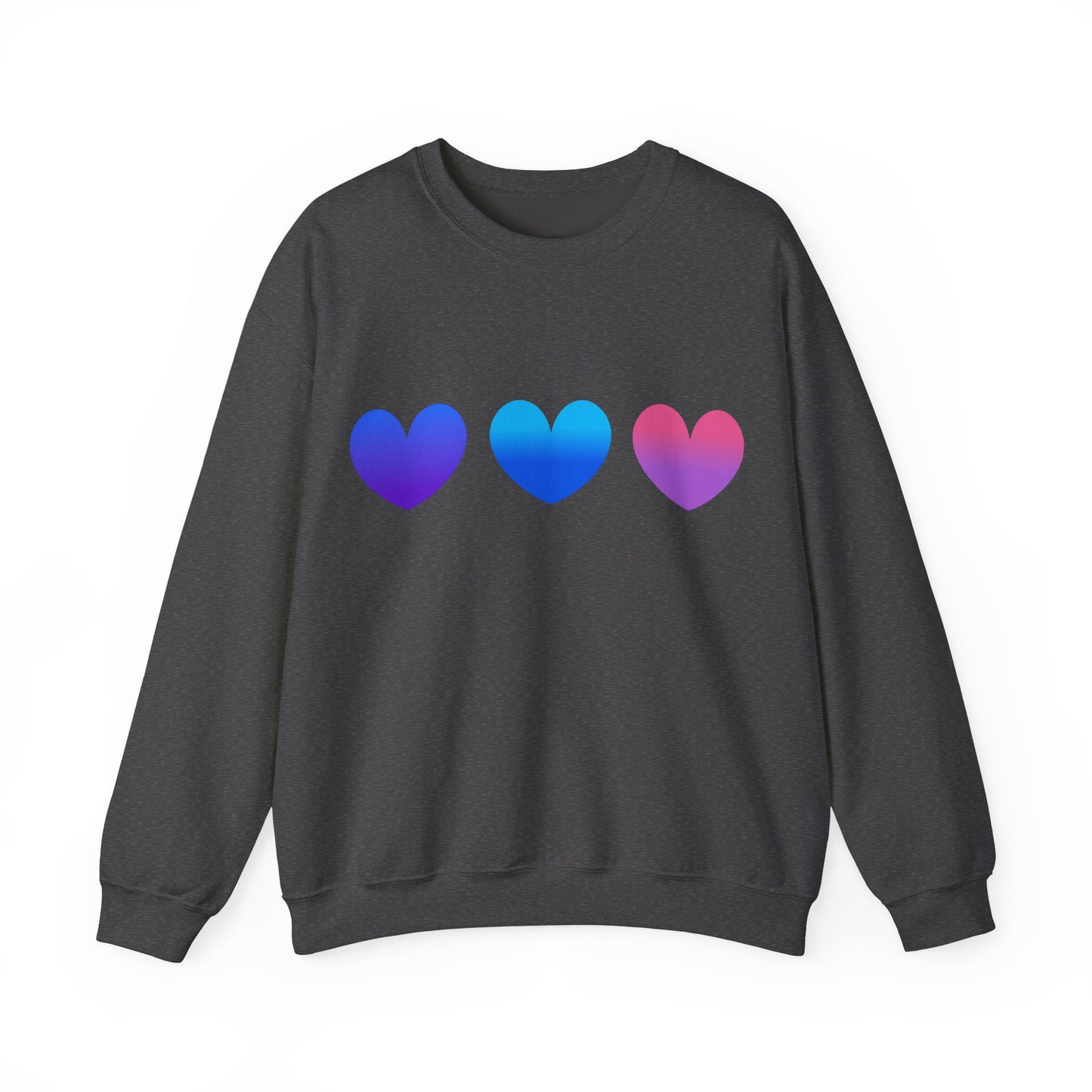 Love Heart Design Unisex Sweatshirt for Valentines Day