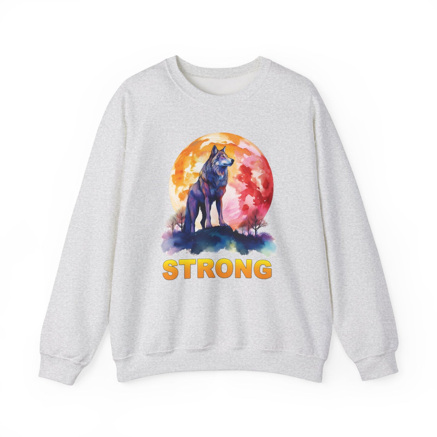 Lone Wolf Sweatshirt - STRONG Design