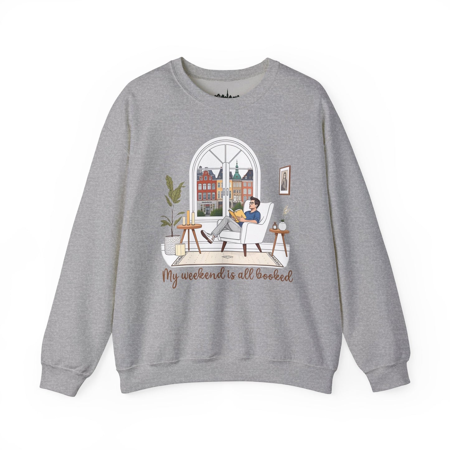 Bookworm Sweatshirt - My Weekend Is All Booked