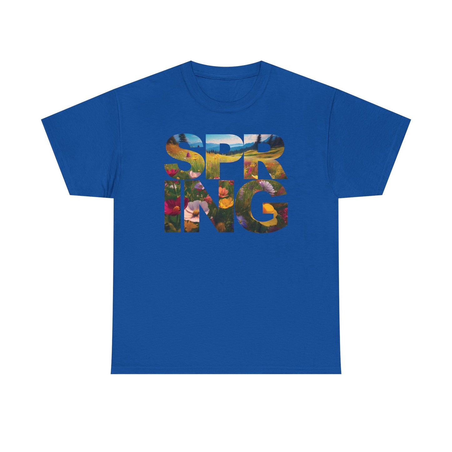 Spring - Unisex Tee - Spring Meadow Flower Design