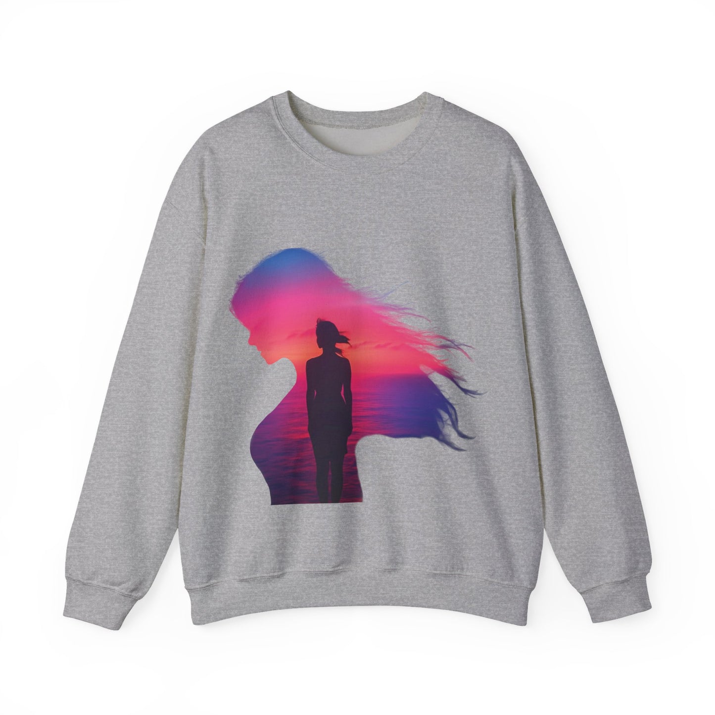 Radiate Boldly β Sunset Spirit in Every Sip and Step π
π« - Silhouette Sunset Crewneck Sweatshirt | Cozy Unisex Top for Relaxing Days, Gifts for Her, Autumn Fashion