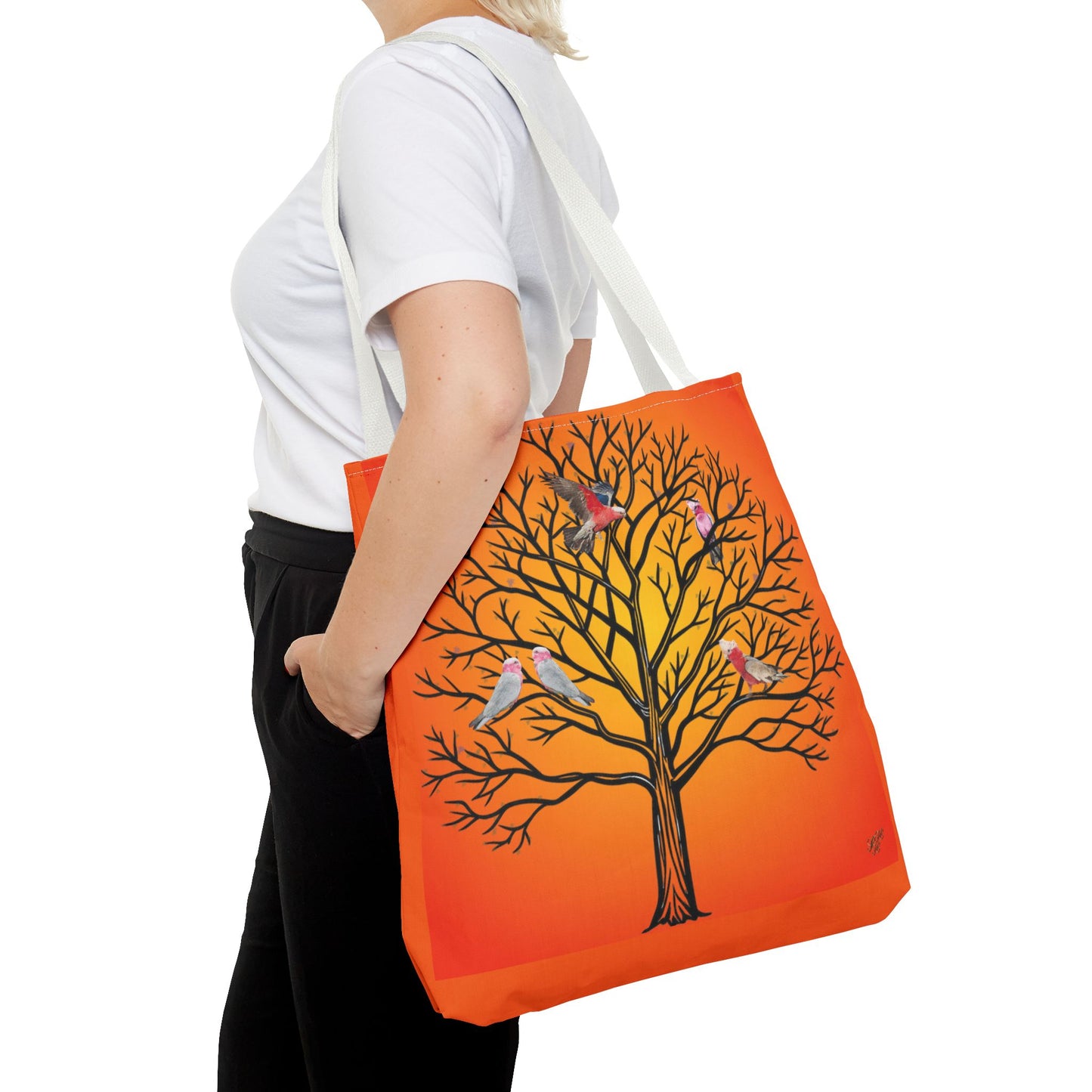 Tote Bag - Australian Pink and Gray Cockatoo (Galah) Digital Art Print