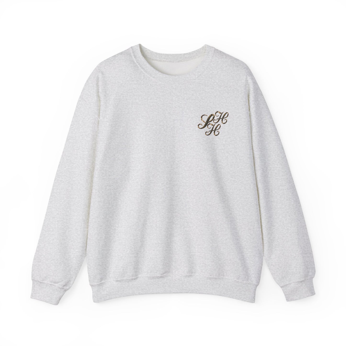 Golden Scandi Home Heaven Designer Logo - Unisex Crewneck