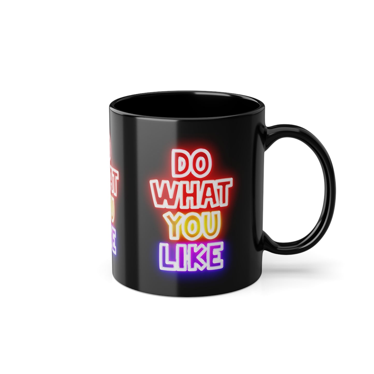 Motivational Coffee Mug, 11oz Black Cup for Coffee Lovers, Gift for Coffee Addicts, Office Mug, Inspirational Drinkware