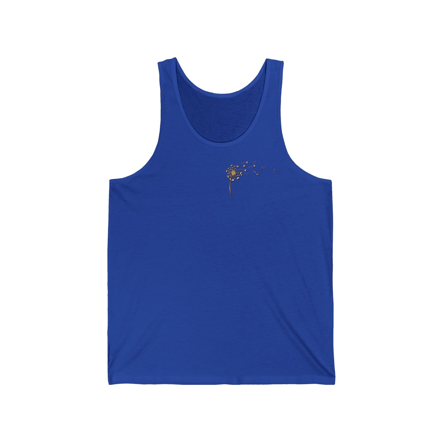 Spread Your Love - Dandelion Dreams - Unisex Jersey Tank – Perfect for Summer Days and Casual Outings