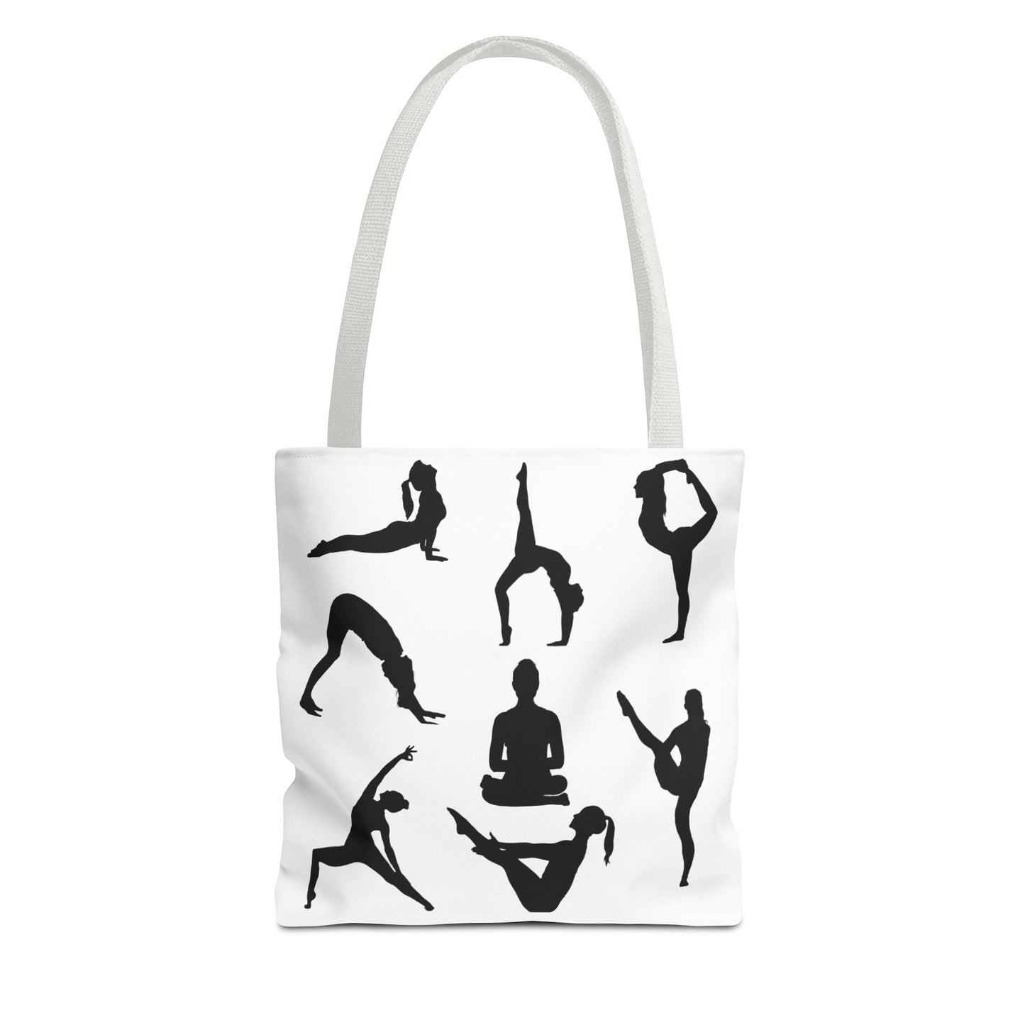 Yoga Tote Bag featuring YOGA Poses