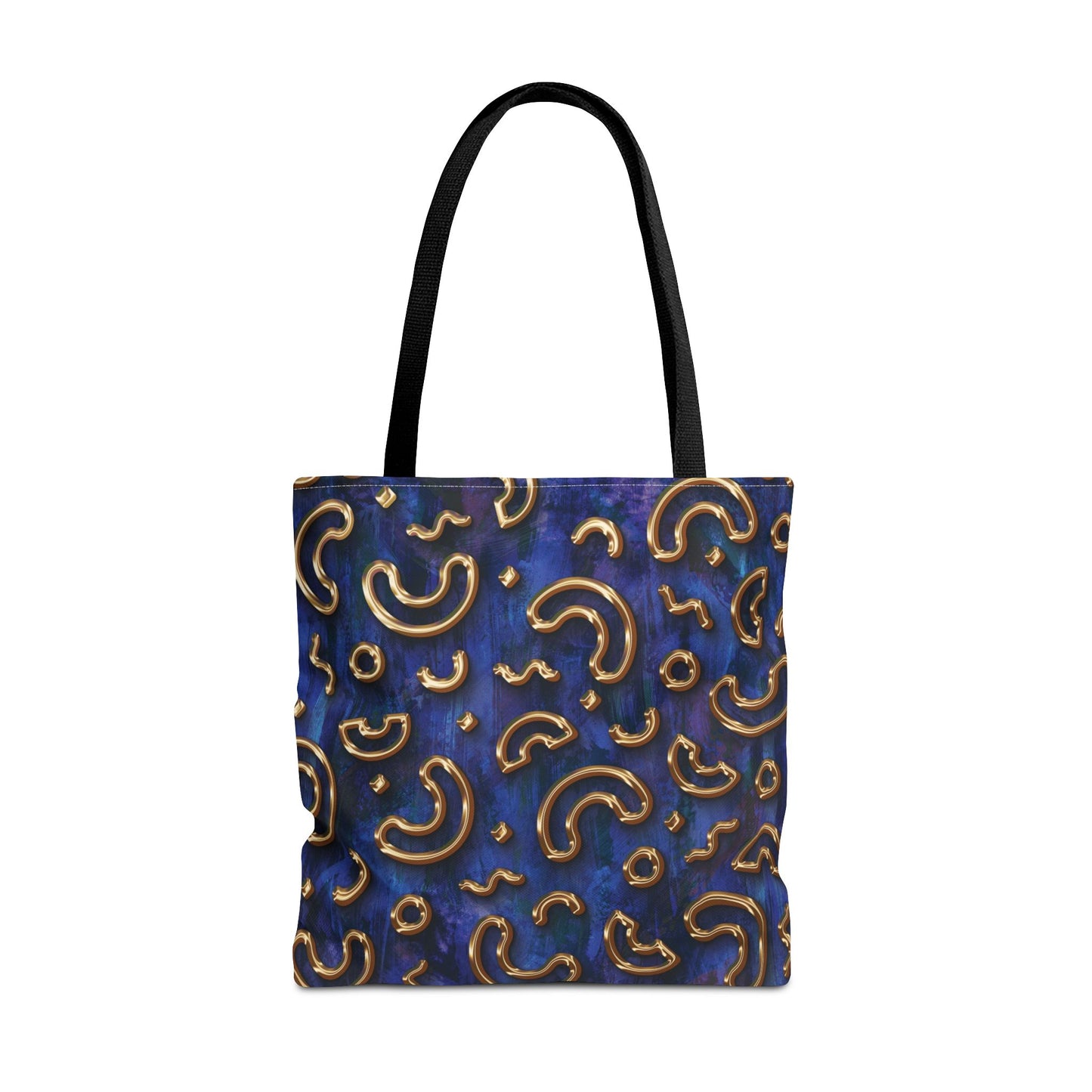 Stylish Patterned Tote Bag - Fun Macaroni Design for Everyday Use