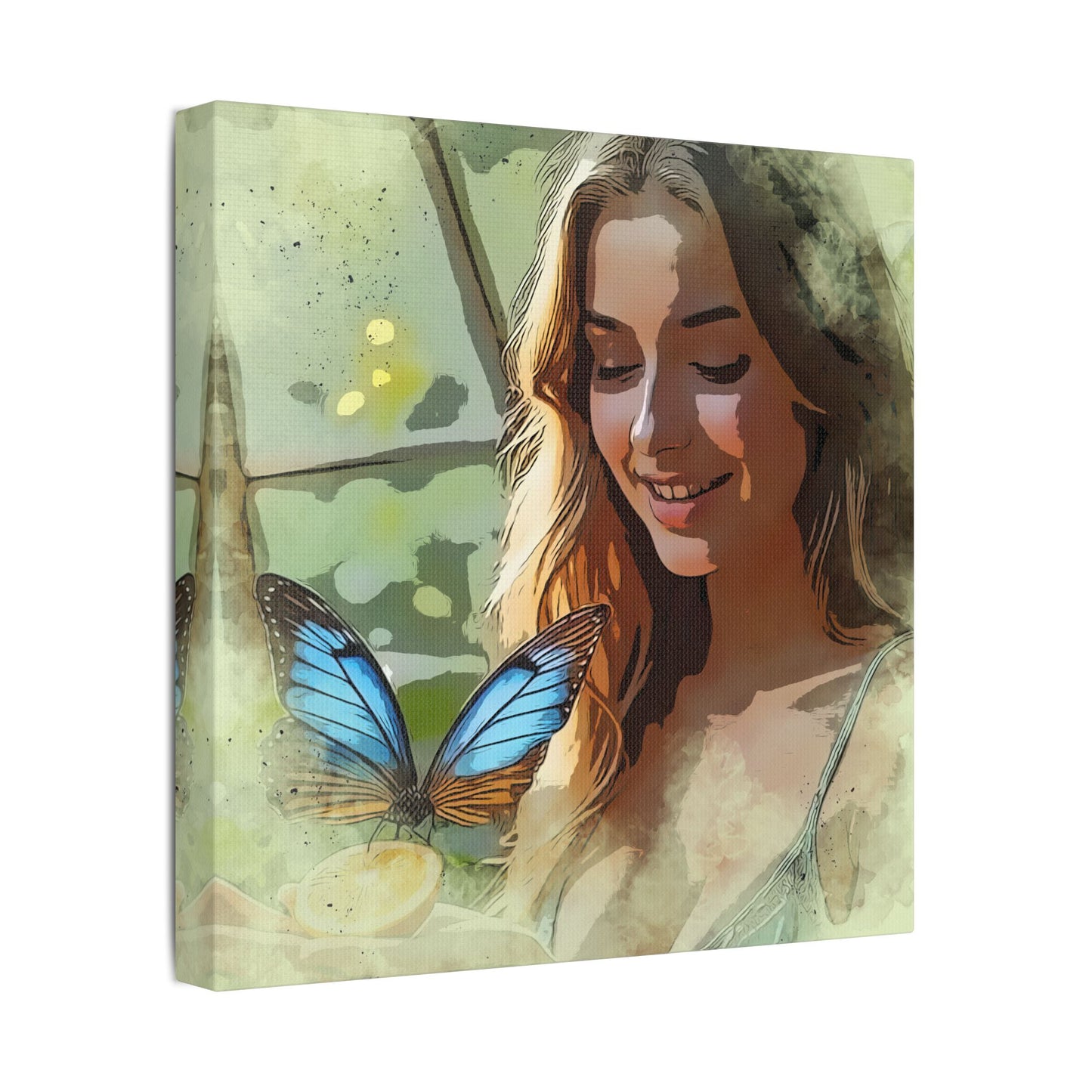 Butterfly Serenity Canvas Art - Wall Decor, Home Decoration, Gift for Nature Lovers, Inspirational Art, Unique Wall Hanging