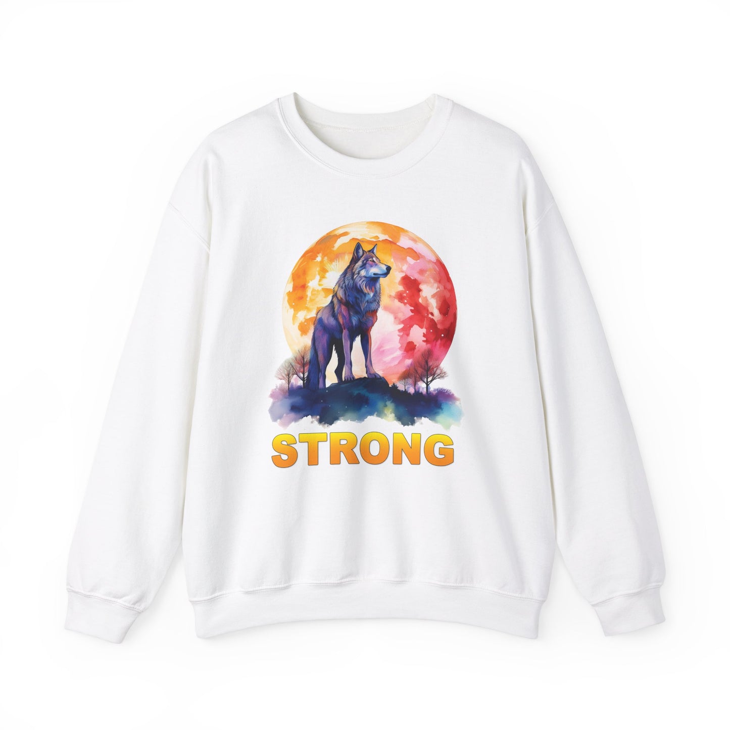 Lone Wolf Sweatshirt - STRONG Design