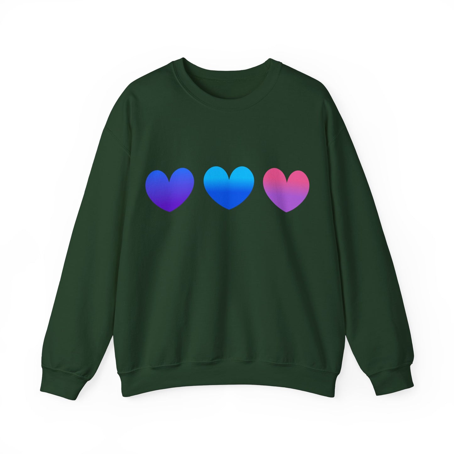 Love Heart Design Unisex Sweatshirt for Valentines Day