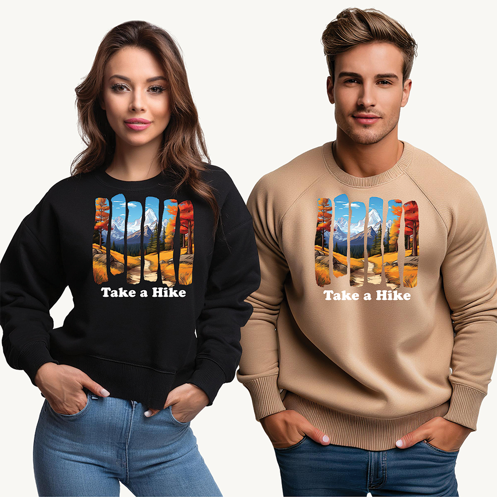 Sweatshirt - Adventure awaits – Take a Hike!