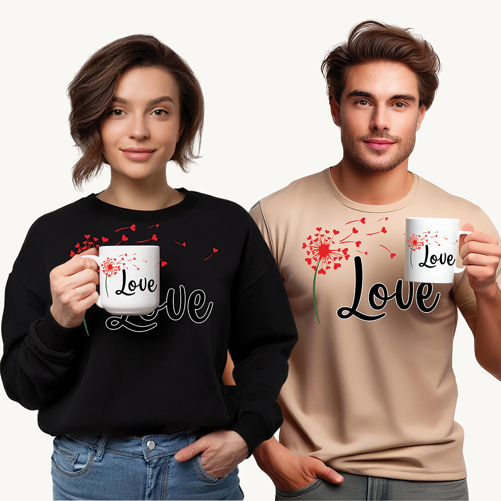Blow Love in the Air - This Valentine's Day - Unisex Sweatshirt