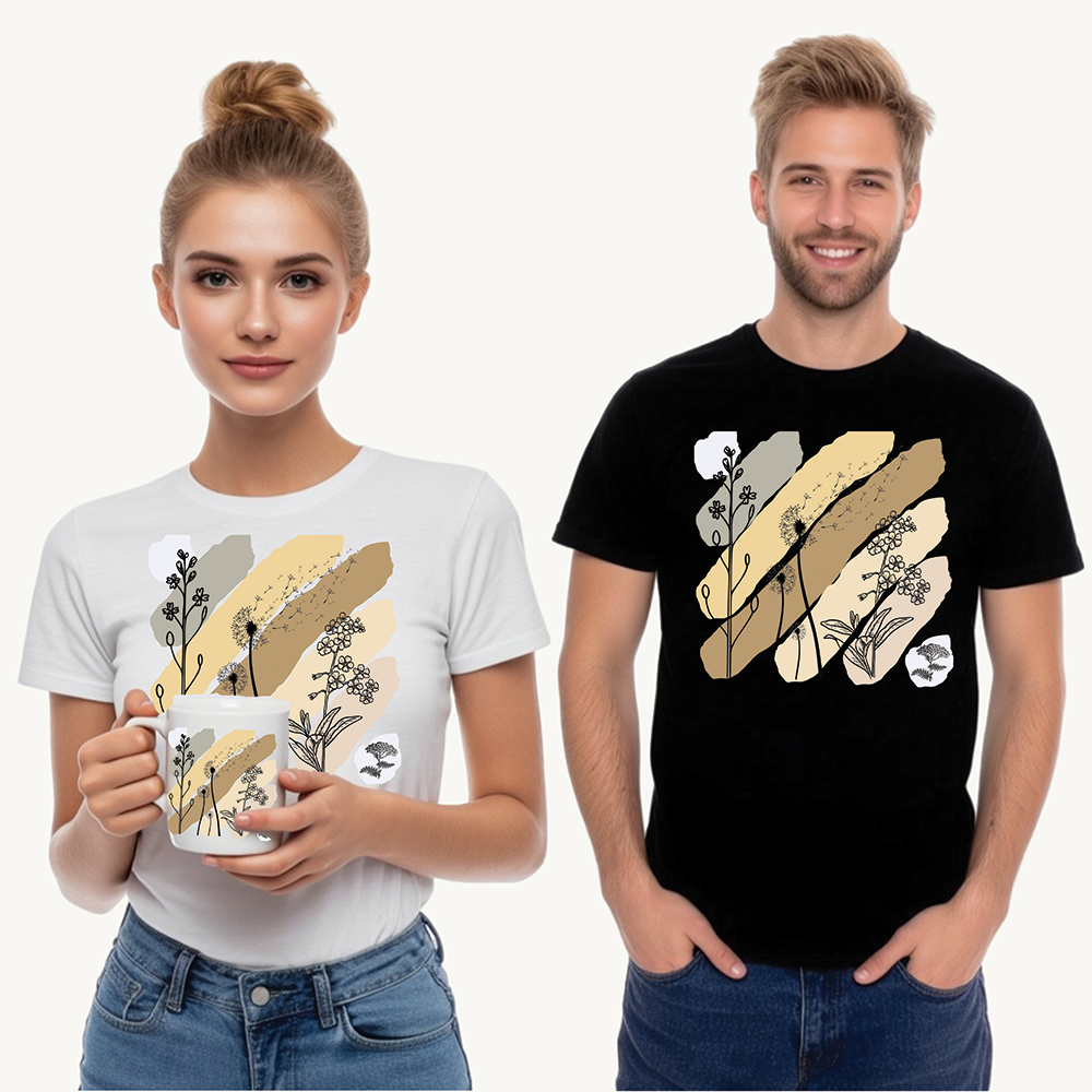 Plant Lover Tee - Wildflower Whispers: Where Simple Meets Soul